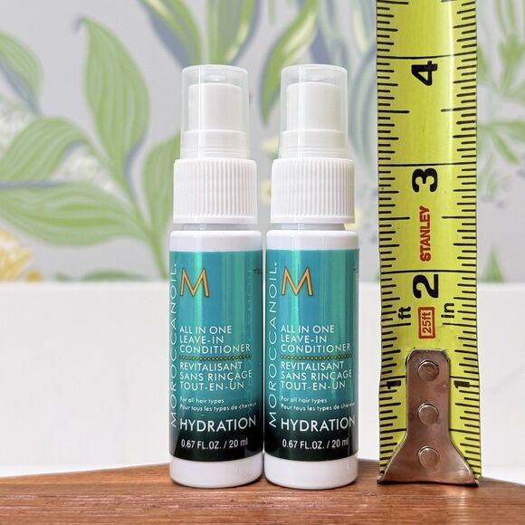 2x Moroccanoil All In One Leave In Conditioner oz 0.67oz 20mL Each TRAVEL MINI - Picture 1 of 3